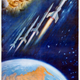 Illustration for article titled Inspiring and Intense Soviet Space Propaganda Posters